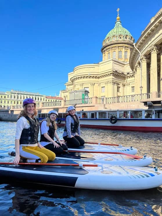 Поплавать на сапе в СПб