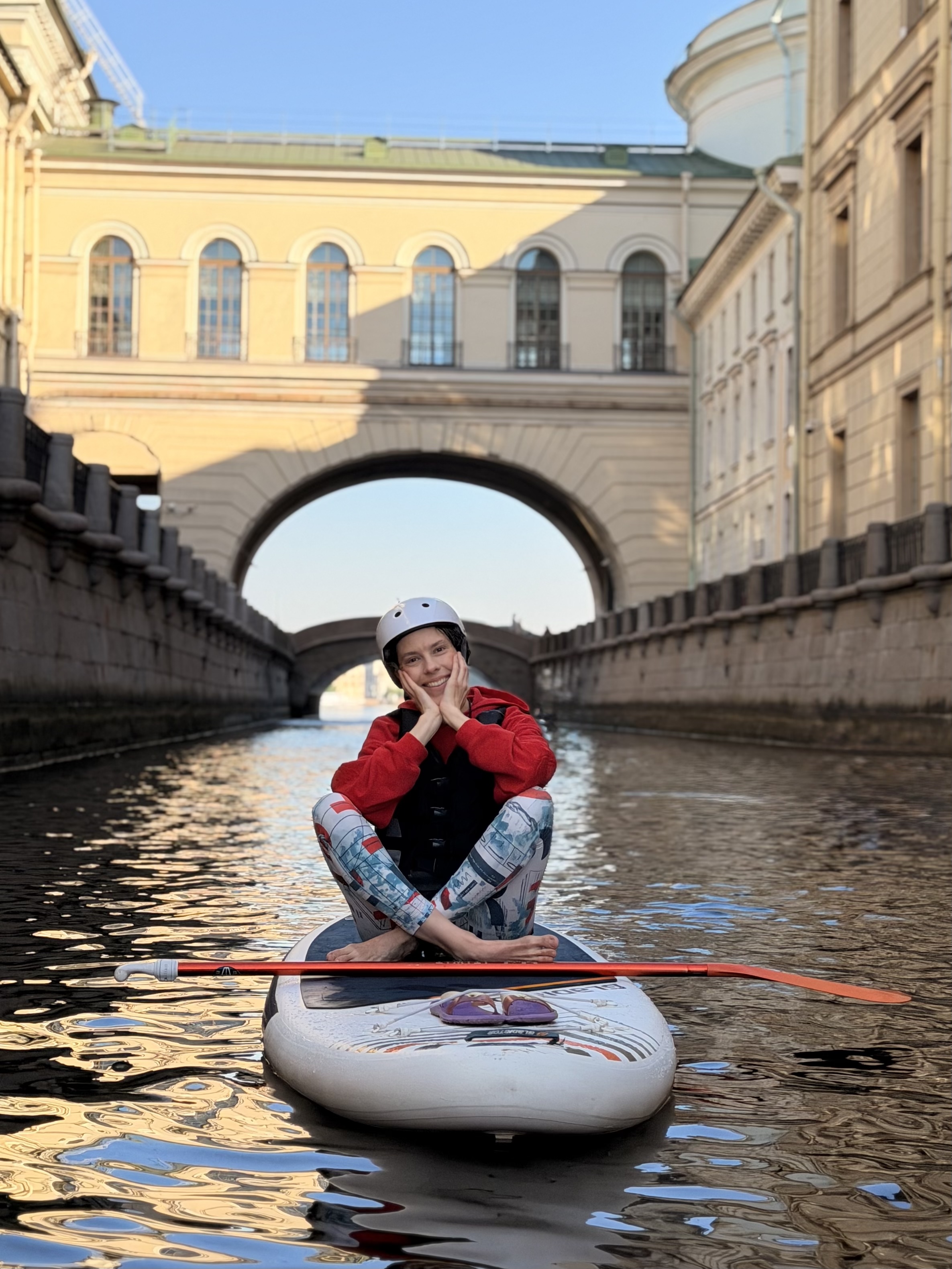эрмитаж с воды на sup петербург