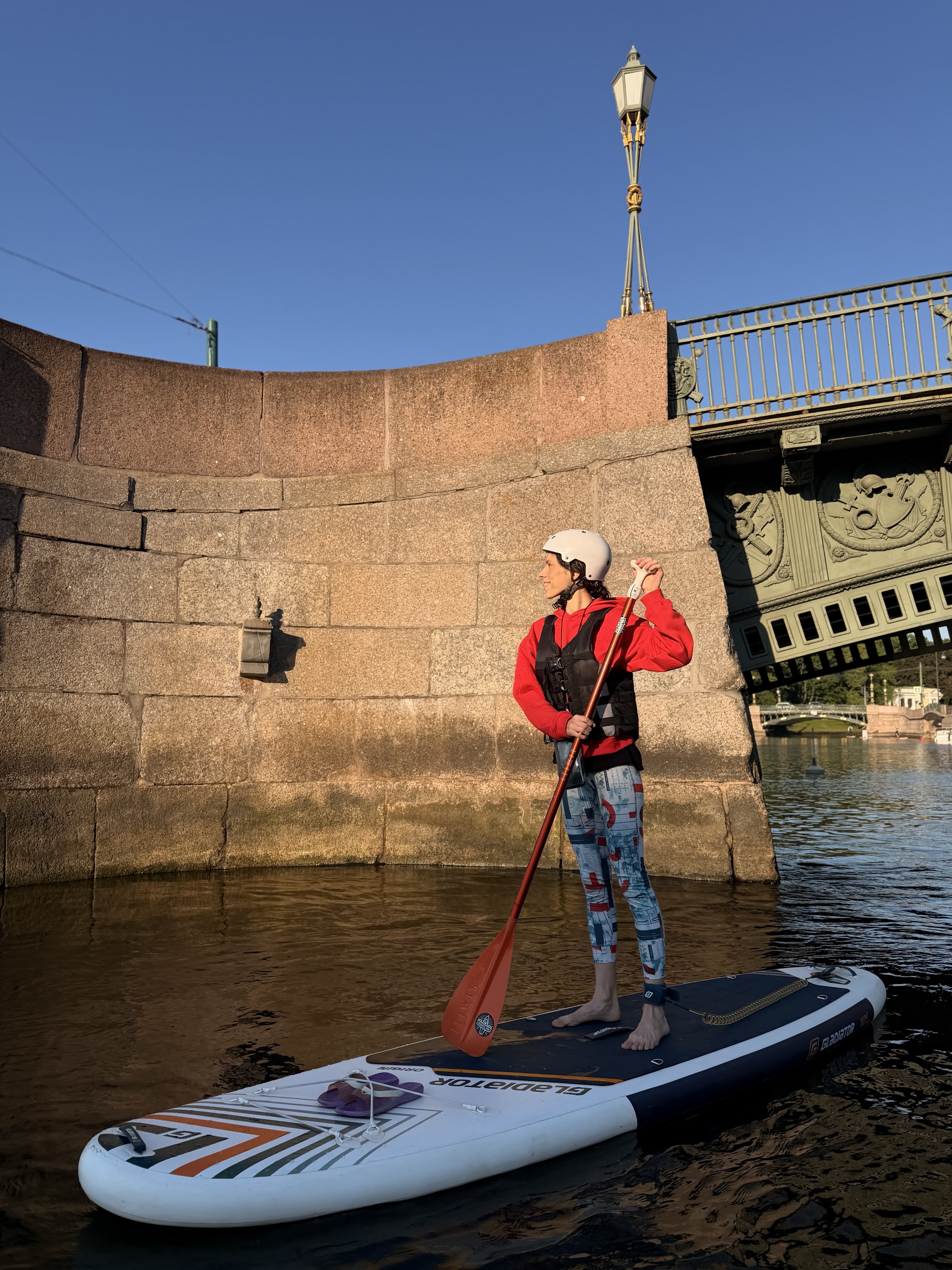 нева sup петербург рассвет